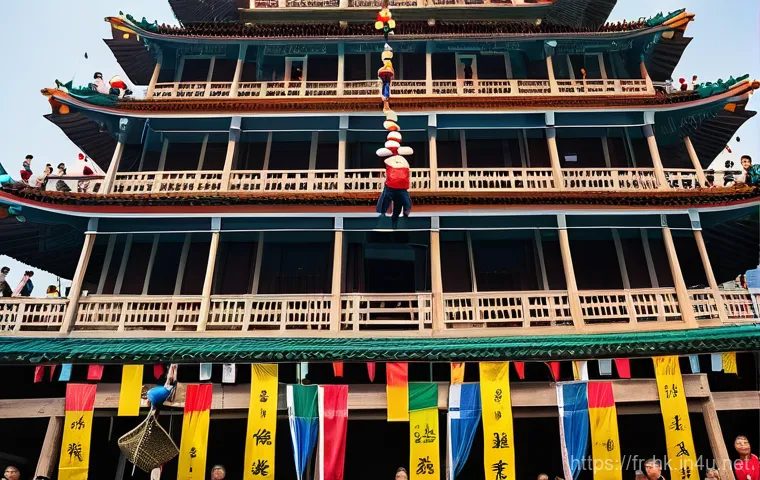 홍콩 전통 명절과 축제 - **Chinese New Year Parade in Hong Kong**
    A vibrant and joyful scene of the Chinese New Year Nigh...